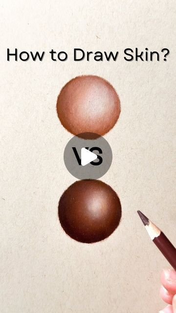 Arielle Komie on Instagram: "How to draw skin? Try these 4 easy steps ✨  Are these tips helpful for you? Comment YES for more videos like this :)  A few of you asked me how to draw different skin tones so I decided to make this video. What other art tips do you want to see? ✍️  #arttutorial #drawingprocess #skintutorial  #youtubetutorial #reels #artreels #howtodraw #drawtutorial #tutorial #drawwithme #skin #coloredpencils" How To Draw Skin, Skin Drawing Tutorial, Skin Drawing, Prismacolor Art, Shading Techniques, Different Skin Tones, Drawing Process, Painting Tutorials, Drawing Tutorials