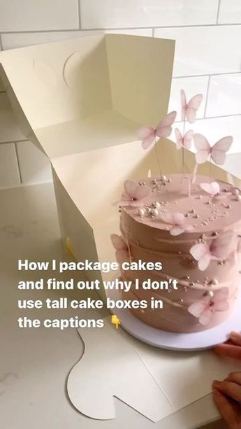 CAKENEST INDIA PVT LTD on Instagram: "Video Credits @jycakedesigns • Been asked how I package cakes into shorter cake boxes seen on my reels! I used to use taller boxes but decided they weren’t right for me. Here’s why: 1. They often don’t have a clear side panel for customers to see what the cake looks like 2. I haven’t found a good quality one that isn’t flimsy 3. To streamline the range of products I need to keep in stock 4. Price. Tall cake boxes are not cheap and with increasing cost of everything else, this is something I’m happy to pass on the savings to customers Ps I still occasionally use the taller ones, but only very occasionally ❤️ #cakes #customcakes #birthdaycakes #celebrationcake #melbournecakes #melbournecustomcakes #smallbusiness" Tall Cake, Tall Cakes, Cake Boxes, Cake Shapes, Cake Cover, Small Cake, Video Credits, Box Cake, Celebration Cakes