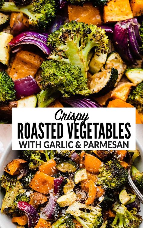 Roasted Veggies In Oven, Everyday Dinners, Roasted Vegetables Oven, Roasted Vegetable Recipes, Healthy Snacking, Minced Meat, Veggie Side Dishes, Veg Recipes, Veggie Sides