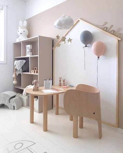 An Elephant-Shaped Chair Design Ložnic, Childrens Table, Baby Room Design, Kids Interior, Kids Room Design, Kids Bedroom Decor, Child's Room, Baby Room Decor