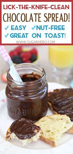 Chickpea Chocolate Spread, Nut Brownies, Homemade Syrups, Coastal Kitchens, Mat Inspiration, Flavored Butters, Nutella Recipes Easy, Boys Food, Chocolate Spread