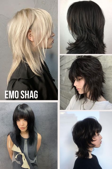 Choppy Emo Hair, Goth Girl Haircut, 2000s Emo Haircut, Disconnected Layers Haircut, Emo Haircut Tutorial, Emo Girl Haircut, Emo Haircuts Long, Emo Layered Hair, Alt Haircuts Long