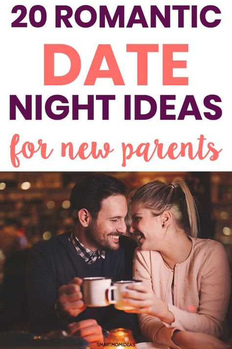 Parenting advice for new parents. Here are 20 date night ideas for new parents and busy exhausted parents. Yes, you need a mommy break and have a date with your partner. Remember, date night doesn't have to happen at night either! #datenightideas #parenting Parent Date Night Ideas, Date Night For Parents, Date Night Ideas For New Parents, Parents Night Out Ideas Activities, Dates For Parents, New Parent Date Night Ideas, Date Night Ideas For Parents, Parents Night Out Ideas, Date Ideas For Parents