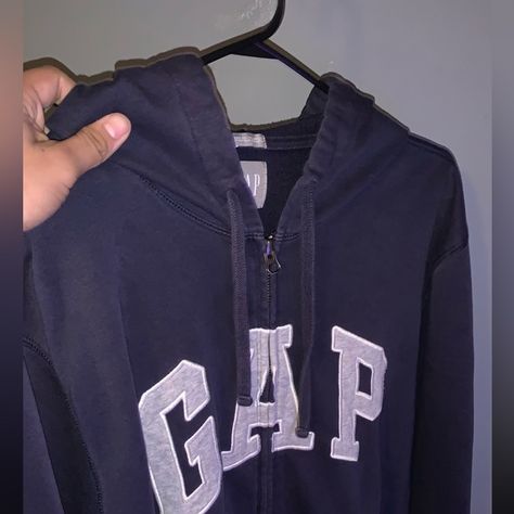 Navy blue GAP zip up sweater School Clothes, Gap Sweater, Back To School Outfits, Zip Up Sweater, Christmas Wishlist, School Outfits, Me Too Shoes, Zip Ups, Gap