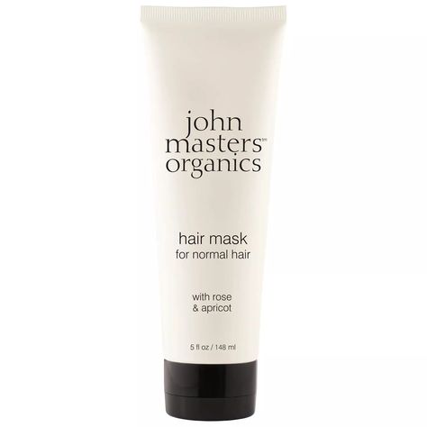 John Masters Organics Hair Mask 148ml Silky Hair Mask, Organic Hair Mask, John Masters Organics, Avocado Butter, Apricot Kernels, Aloe Vera Leaf, Normal Hair, Organic Hair, Apricot Kernel Oil