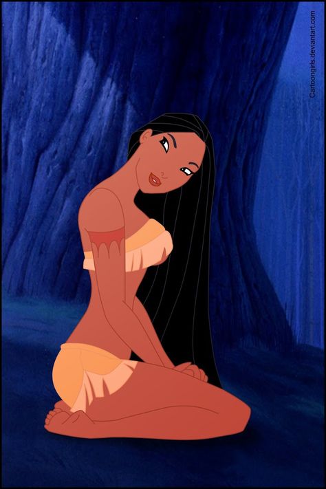 Pocahontas Pocahontas Hair, Animated Female, Mode Poses, Disney Princess Pocahontas, Pocahontas Disney, Pocahontas Tattoo, Tattoo Disney, Princess Pocahontas, Disney Pocahontas