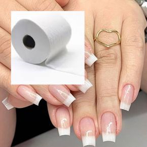 Passo a Passo de como fazer ALONGAMENTO DE UNHA COM PAPEL HIGIÊNICO – Manias de Dicas Sticky Slime, Cute Acrylic Nails, How To Make Hair, Manicure And Pedicure, Beauty Care, Stylish Nails, Hair And Nails, Acrylic Nails, Manicure