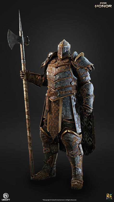 ArtStation - For Honor character - 仲裁者 For Honor Armor, For Honor Characters, Knight Drawing, Dark Souls Artwork, Ancient Armor, Knight Art, Knight Armor, For Honor, Fantasy Armor