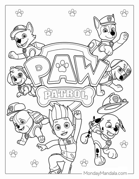 Paw Patrol Printables Free, Paw Patrol Printables, Disney Coloring Sheets, Free Kids Coloring Pages, Disney Princess Coloring Pages, Paw Patrol Coloring, Paw Patrol Coloring Pages, Pokemon Coloring Pages, Coloring Page Ideas