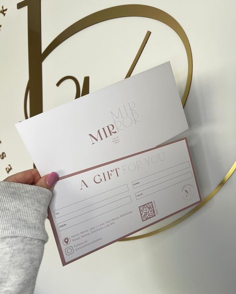 Gift vouchers design and print 😍 loveee the minimal, sleek design 🤌 Design slots are filling up for May! Drop me a message or click the link in my bio to book👩‍💻 #ukgraphicdesign #adobedesigners #giftvoucherdesign #minimaldesigns Logo not by me* Vouchers Design, Gift Voucher Design, Voucher Design, Adobe Design, Instagram Gift, Gift Voucher, Gift Vouchers, Social Media Manager, Click The Link