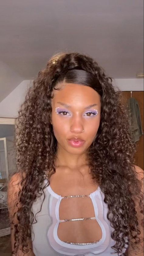 Curly Hair Hair Styles, Ashlee West, Hair Styles Curly Hair, Styles Curly Hair, Hair Styles Curly, Curly Hair Ponytail, Curly Hair Care Routine, Mixed Curly Hair, Curly Hair Videos