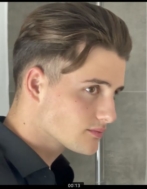 Short Long On Top Mens Hair, German Haircut, Mens Cropped Hair, Crew Haircut, Hair Tattoo Men, Face Shape Hairstyles Men, Curtain Haircut, Men Fade Haircut Short, Fade Haircut Styles