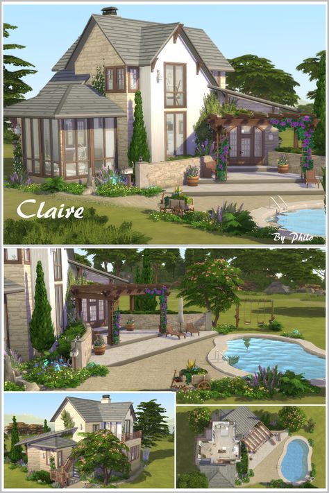 Built on a 30X20 lots, this charming house is suitable for Sims with a dog and a toddler. 

#ShowUsYourBuilds #thesims4 #Sims4 #sims4game #ts4house #ts4build #ts4builds #ts4nocc #ts4mm #simsbuilds #ts4 #sims4housebuild #sims4house #sims4home #sims5 #thesimsresourcedotcom #sims4build #simshousedesign #thesims4housebuild I hope you like it. Sims 4 Eco House, Sims3 House, Sims 4 Modern House, Sims 4 Houses Layout, Lotes The Sims 4, The Sims 4 Lots, German Houses, Country Modern Home, Sims 4 House Plans