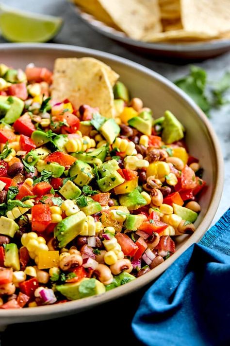 Cowboy Salad, Two Peas And Their Pod, Texas Caviar Recipe, Texas Caviar, Caviar Recipes, Cowboy Caviar, Black Bean Salad, Lake Food Ideas Summer, Food Ideas Summer