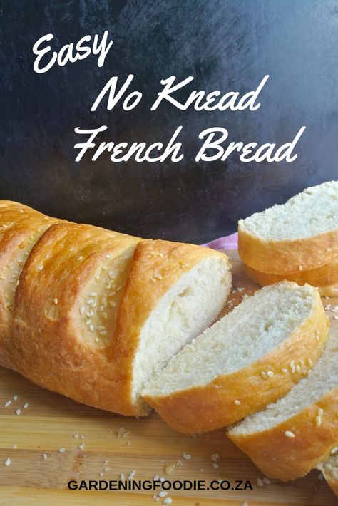 Bread Recipes No Knead, French Bread Easy, No Knead Bread Recipes, No Knead French Bread, Light Fluffy Bread Recipe, Quick And Easy French Bread, The Best Soft French Bread, Fast French Bread, Fast French Bread Recipe