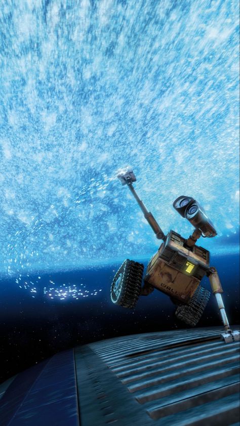 #walle #disney #disneyplus #wallpaper #wallpaperforyourphone #fyp #foryoupage Walle Y Eva, Wall E Movie, Wall E Eve, Images Disney, Disney Collage, Disney Wall, Film Disney, Disney Phone Wallpaper, Walt Disney Pictures