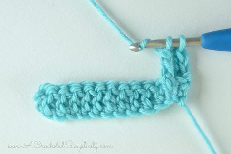 How to Crochet - Front Post Treble Crochet (fptr) (photo & video tutorial) by A Crocheted Simplicity Crochet Hdc, Treble Crochet, Crochet Stitches For Blankets, Beginner Crochet Tutorial, Front Post Double Crochet, Easy Crochet Stitches, Treble Crochet Stitch, Out Of Your Comfort Zone, Crochet Cross