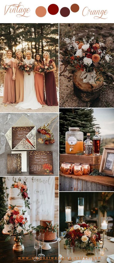 Fall Wedding Colors October, Fall Wedding Color Schemes, Wedding Color Palettes, Wedding Color Combos, Outdoor Fall Wedding, Wedding Themes Fall, Rustic Fall Wedding, November Wedding, Wedding Theme Colors