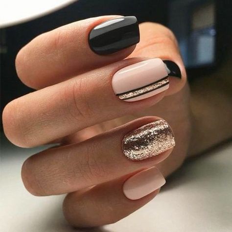 New Years Nail Designs, Classy Nail Designs, Winter Nail Art, Winter Nail Designs, New Year's Nails, Coffin Nails Designs, Classy Nails, Fall Nail Designs, Square Nails