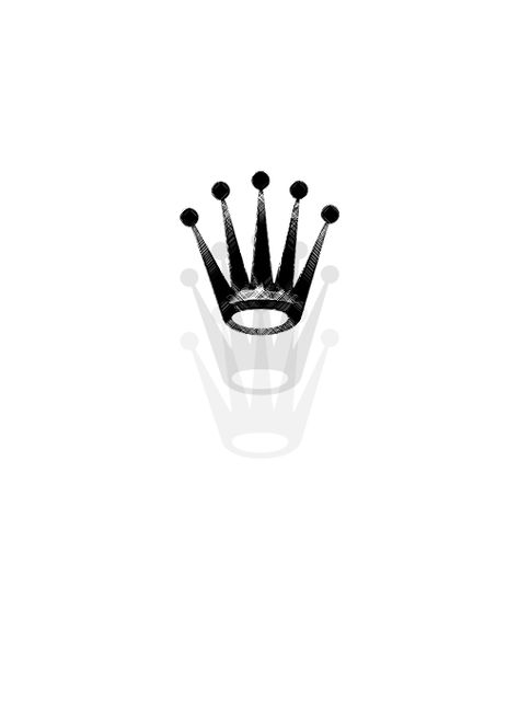 Rolex Crown Logo Min Tattoo, Rolex Tattoo, Rolex Crown, Koi Tattoo Sleeve, Instagram Black Theme, Filigree Tattoo, Crown Tattoo Design, Graffiti Tattoo, Manga Tattoo