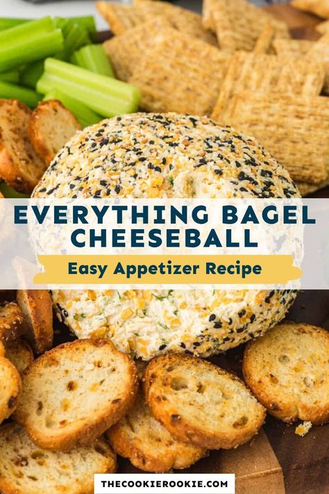 New Years Cheese Ball, Everything Cheese Ball Recipes, New Year’s Eve Cheese Ball, Valentine Cheese Ball, Everything Bagel Cheese Ball Recipes, Cheeseball No Nuts Cheese Ball Recipes, Cheese Ball Without Nuts Recipes, Cheese Ball Dip Recipes, Fall Cheese Ball Recipes