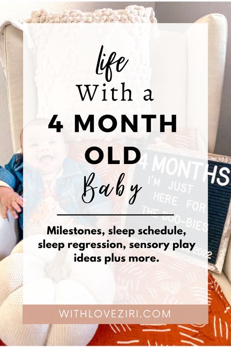 Life with a baby: 4 months old update 4 Month Old Milestones, 4 Month Old Schedule, 4 Month Old Sleep, Baby 4 Months, Sensory Play Ideas, 5 Month Old Baby, 4 Month Old Baby, 4 Month Baby, 4 Months Old