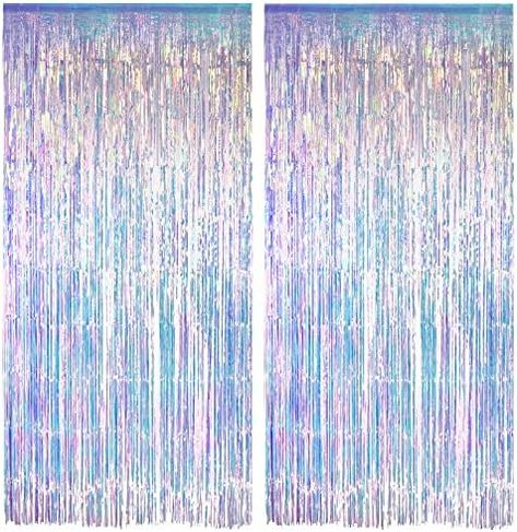 Streamers Backdrop, Party Theme Decorations, Eras Party, Foil Fringe Curtain, Iridescent Party, Streamer Backdrop, Party Streamers, Curtain Fringe, Theme Party Decorations