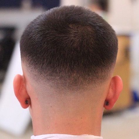 Fade Haircut Buzzcut, Buzzcut Mid Fade, Buzzcut High Fade, Front And Back Hairstyles Views, Buzz With Fade, Low Fade Buzzcut, Buzzcut Skin Fade, Buzz With Low Fade, Buzz Cut Drop Fade