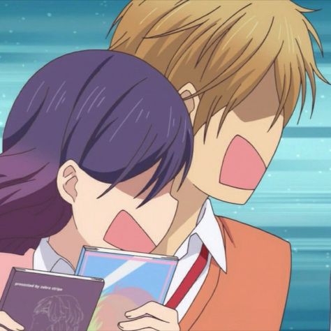 Kissing Him, I Icon, Kiss, Anime, Art