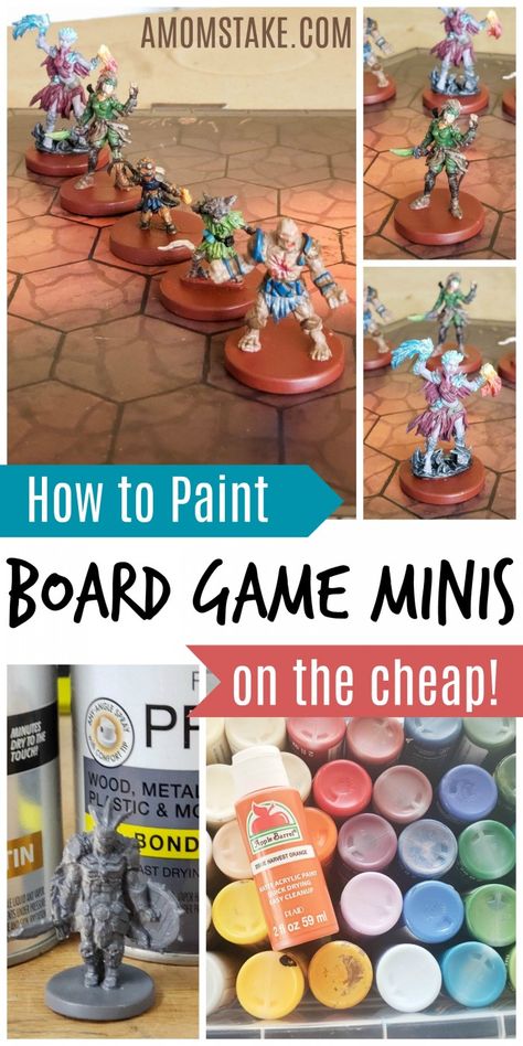 Dnd Figures Painting, D&d Miniatures Painted, Gloomhaven Miniatures, Dnd Diy, Paint Board, Dnd Minis, Miniature Inspiration, D&d Minis, Tons Of Money