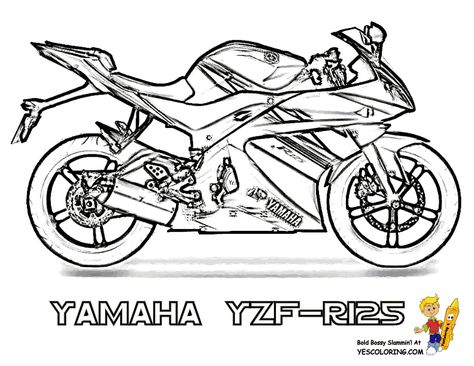 Free_Motorcycle_Coloring_Pages_Yamaha_YZF_MO42.gif 792×612 pixels Yamaha R6 Drawing Easy, Yamaha R1 Drawing, Yamaha Drawing, Motorcycle Coloring Pages, Yamaha Yzf R, Motor Balap, Yamaha Motorbikes, Yamaha R25, Kawasaki Ninja 250r