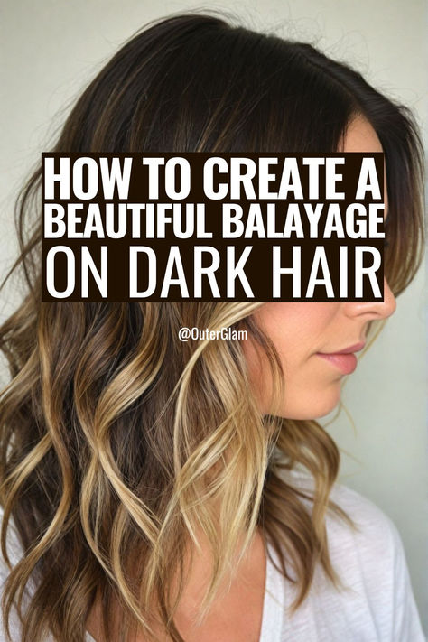 If you're looking to elevate your dark locks with a sun-kissed glow, balayage is the perfect technique. Whether you're a stylist or DIY enthusiast, this step-by-step guide is exactly what you need. Discover expert tips on choosing the right shades, proper application techniques, and aftercare secrets. Balayage Hair Diy Tutorials, Diy Wet Balayage, Diy Brown Balayage, Easy Hair Colors To Do At Home, Self Balayage Diy, Diy Highlights Hair At Home Step By Step, Balayage Hair Step By Step, Dye Hair At Home Tips, Balayage Diy Step By Step