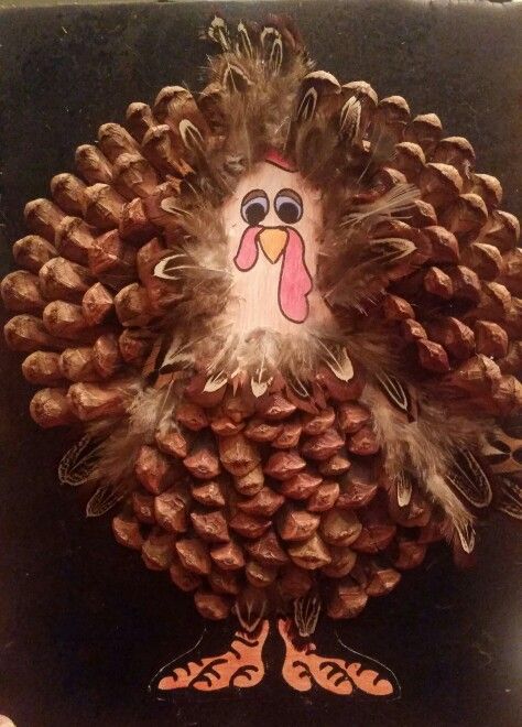 Homework: Disguise a turkey This turkey is disguised as a pine cone! Disguise A Turkey, Kids Thanksgiving Art Projects, Pinecone Turkey, Turkey Disguise Project, Turkey Project, Turkey Disguise, Tom Turkey, Turkey Decor, Turkey Crafts