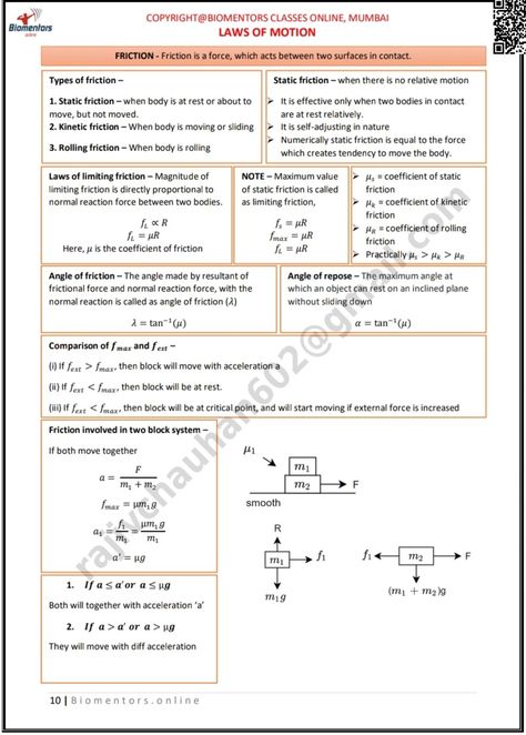 Laws Of Motion Formula Sheet, Laws Of Motion Notes, Motion Formula, Physics Flashcards, All Physics Formulas, Jee Study, Physics Cheat Sheet, Work Energy And Power, Formula Sheet