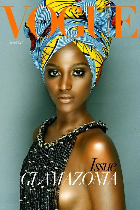 Vogue Africa, Lineisy Montero, Vogue Models, Vogue Magazine Covers, Magazine Vogue, Carmen Miranda, African Head Wraps, Joan Smalls, Fashion Cover