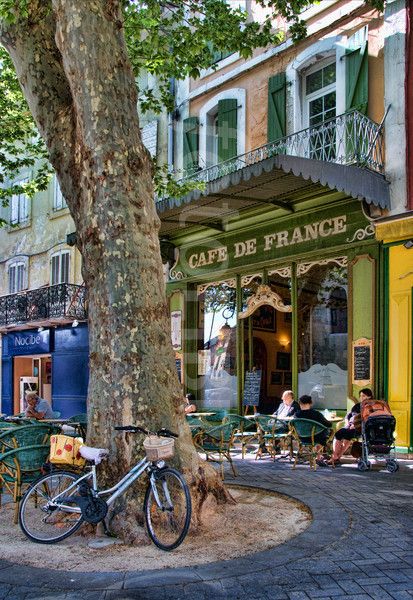 Provence Garden, Juan Les Pins, French Street, The Enchanted Home, Enchanted Home, French Cafe, Provence France, French Countryside, Paris Street