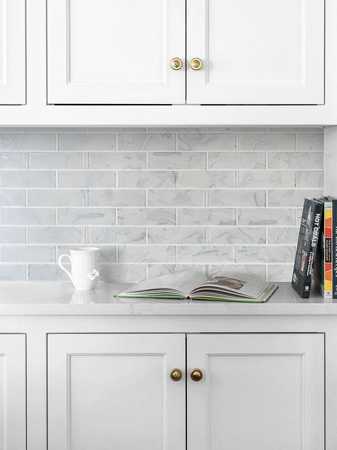 Backsplash ideas for white cabinets