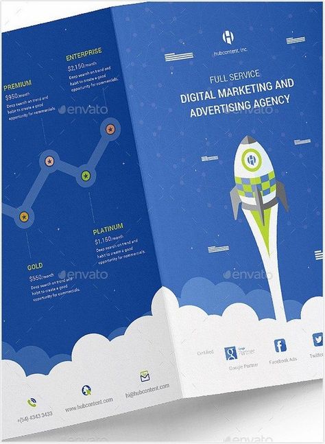 Digital Marketing & Advertising Agency Brochure Digital Marketing Brochure Design, Digital Marketing Brochure, Digital Advertising Agency, Best Advertising, Square Brochures, Marketing Brochure, Free Brochure Template, Creative Brochure, Graphic Design Business