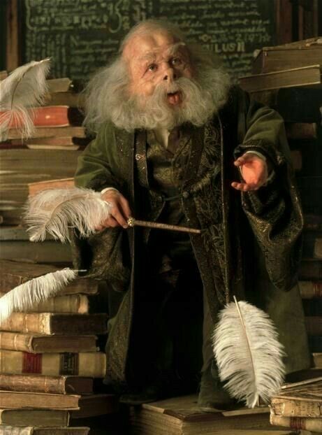 Professor Flitwick teach a wand move the feathers Filius Flitwick, Professor Flitwick, Harry Potter Professors, Hogwarts Professors, Warwick Davis, Harry Potter Cast, Harry Potter Love, Harry Potter Series, Harry Potter Movies