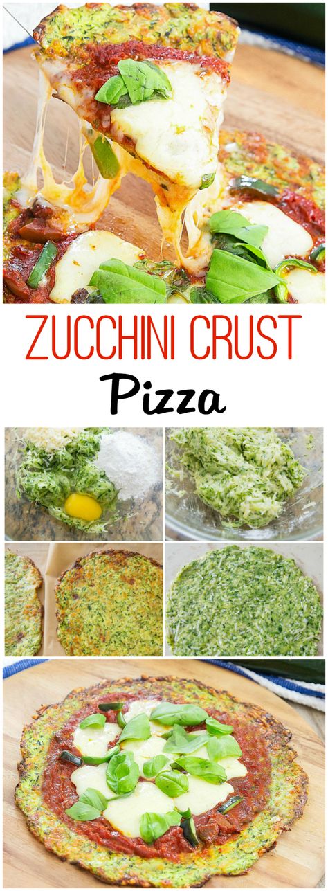 Zucchini Crust Pizza. Low carb and delicious! Zucchini Crust, Zucchini Pizza Crust, Zucchini Pizza, Zucchini Pizzas, Boiled Egg Diet Plan, Low Carb Zucchini, Crust Pizza, Zucchini Recipes, Spaghetti Squash