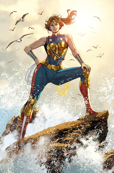 Dc Headcanon, Wonder Family, Dc Trinity, Superhero Designs, Comics Characters, Wonder Woman Art, Comics Marvel, Arte Dc Comics, Star Comics