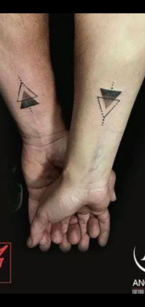 Tattoo Siblings, Triangle Tattoo Meaning, Symbol For Family Tattoo, Love Symbol Tattoos, Tattoo Ankle, Super Tattoo, Triangle Tattoos, Sibling Tattoos, Tattoo Signs