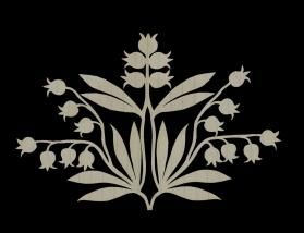 Works | eMuseum | Museum of International Folk Art Lily Of The Valley Illustration, Paper Cut Out Art, Folk Tattoo, American Traditional Tattoo Ideas, Paper Cut Outs, Traditional Tattoo Ideas, Illustration Flower, Flower Stems, American Folk Art