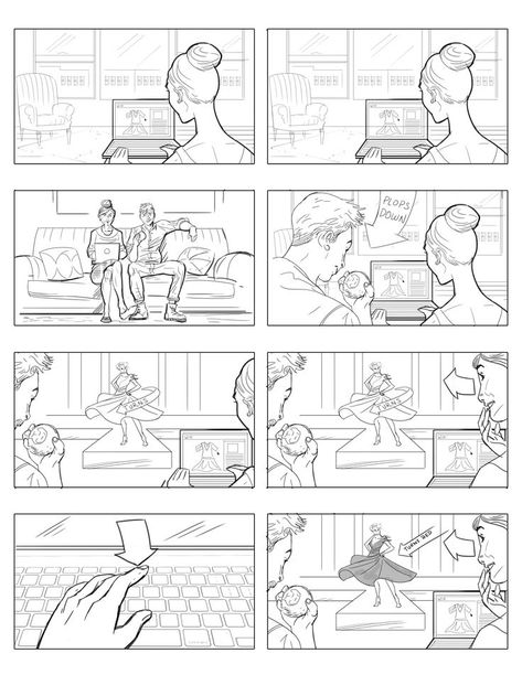 Storyboard Drawing, Storyboard Ideas, Storyboard Template, Storyboard Illustration, Animation Storyboard, Event Poster Design, Comic Drawing, Story Board, Instagram Photo Ideas Posts