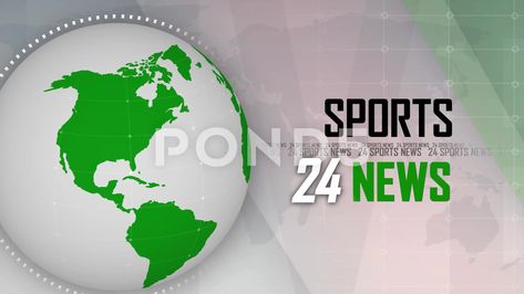 Sports News Intro News Intro, Video Effects, Sports News, Motion Graphics, Stock Video, Stock Footage, Motion, Sports