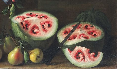 Watermelon Pictures, 17th Century Paintings, Watermelon Painting, Genetically Modified Food, Winter Crops, Selective Breeding, Food Scientist, Seed Saving, Wild Food