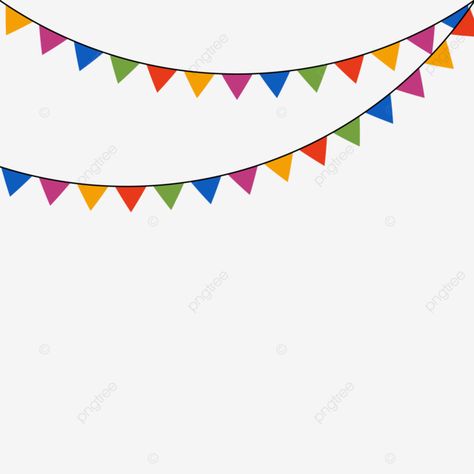 Flags Birthday Party, Festival Flags, Colorful Party Decorations, Ombre Wallpaper Iphone, Ombre Wallpaper, Watercolor Party, Hanging Flags, Birthday Flags, Flag Garland