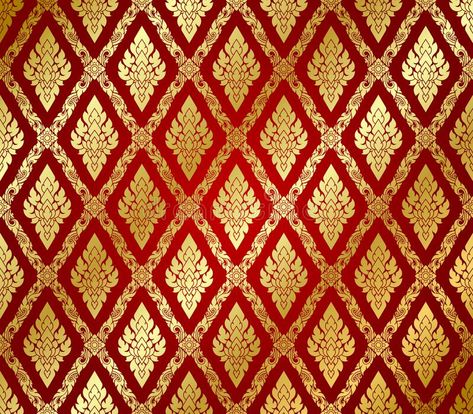 Dark Red Color Background, Red Color Background, Flex Banner Design, Carpet Design Pattern Drawing, Dark Green Nails, Thai Pattern, Dark Red Color, Luxury Background, Sketchbook Art Journal