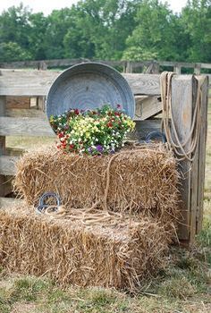 Hay Bales Bbq Decorations, Backyard Bbq Party, Party Seating, Country Party, Deco Champetre, Western Birthday, Barn Parties, Barn Dance, I Do Bbq