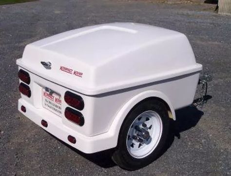 Route 66 Cargo Trailer | Motorcycle Pull Behind Trailer | Kompact Kamp Trailers Small Cargo Trailers, Vw Beetle Accessories, Motorcycle Cargo Trailer, Pull Behind Motorcycle Trailer, Pull Behind Trailer, Motorcycle Campers, Homemade Trailer, Pet Trailer, Small Camping Trailer